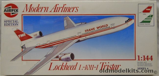 Airfix 1/144 Lockheed L-1011 TWA or Cathay Pacific, 06178 plastic model kit